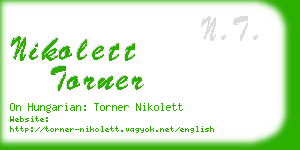 nikolett torner business card